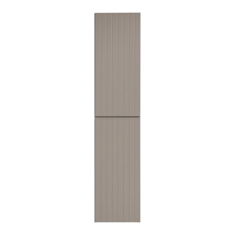 Dulap inalt Iconic Cashmere, MDF, PAL melaminat, cashmir mat, 2 usi, H.160 cm, ICONIC CASHMERE 80-01-D-2D