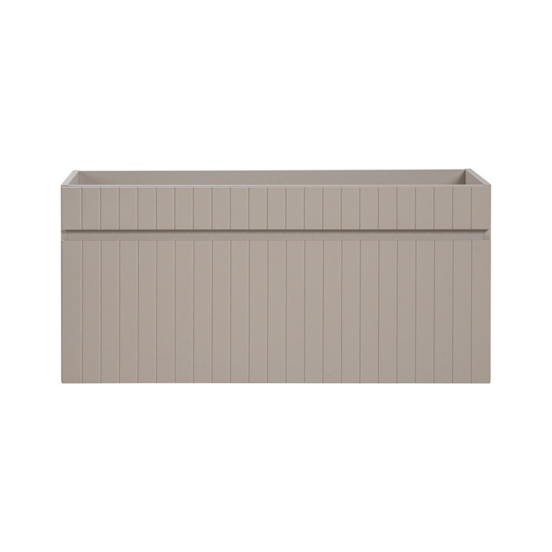 Dulap lavoar Iconic Cashmere, MDF, PAL melaminat, cashmir mat, 1 sertar, L.100 cm, ICONIC CASHMERE 82-100-D-1S