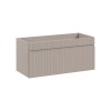 Dulap lavoar Iconic Cashmere, MDF, PAL melaminat, cashmir mat, 1 sertar, L.100 cm, ICONIC CASHMERE 82-100-D-1S