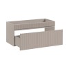 Dulap lavoar Iconic Cashmere, MDF, PAL melaminat, cashmir mat, 1 sertar, L.100 cm, ICONIC CASHMERE 82-100-D-1S