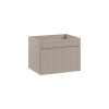 Dulap lavoar Iconic Cashmere, MDF, PAL melaminat, cashmir mat, 1 sertar, L.60 cm, ICONIC CASHMERE 82-60-D-1S