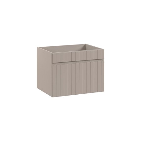Dulap lavoar Iconic Cashmere, MDF, PAL melaminat, cashmir mat, 1 sertar, L.60 cm, ICONIC CASHMERE 82-60-D-1S