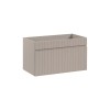 Dulap lavoar Iconic Cashmere, MDF, PAL melaminat, cashmir mat, 1 sertar, L.80 cm, ICONIC CASHMERE 82-80-D-1S