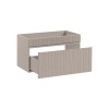 Dulap lavoar Iconic Cashmere, MDF, PAL melaminat, cashmir mat, 1 sertar, L.80 cm, ICONIC CASHMERE 82-80-D-1S