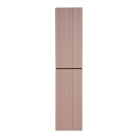 Dulap inalt Iconic Rose, MDF, folie PVC, roz antic, 2 usi, H.160 cm, ICONIC ROSE 80-01-E-2D