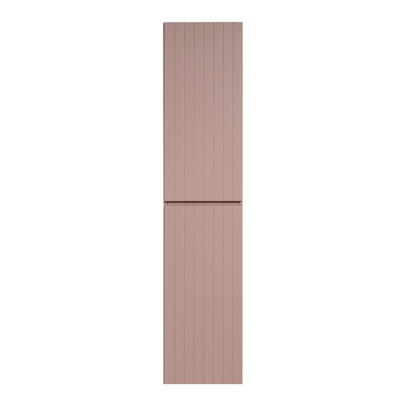 Dulap inalt Iconic Rose, MDF, folie PVC, roz antic, 2 usi, H.160 cm, ICONIC ROSE 80-01-E-2D