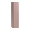 Dulap inalt Iconic Rose, MDF, folie PVC, roz antic, 2 usi, H.160 cm, ICONIC ROSE 80-01-E-2D