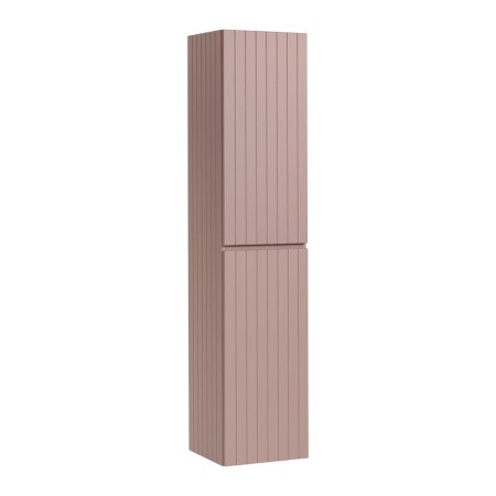 Dulap inalt Iconic Rose, MDF, folie PVC, roz antic, 2 usi, H.160 cm, ICONIC ROSE 80-01-E-2D
