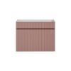 Dulap lavoar Iconic Rose, MDF, folie PVC, roz antic, 1 sertar, L.60 cm, ICONIC ROSE 82-60-E-1S