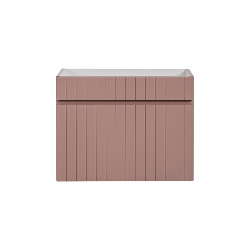 Dulap lavoar Iconic Rose, MDF, folie PVC, roz antic, 1 sertar, L.60 cm, ICONIC ROSE 82-60-E-1S