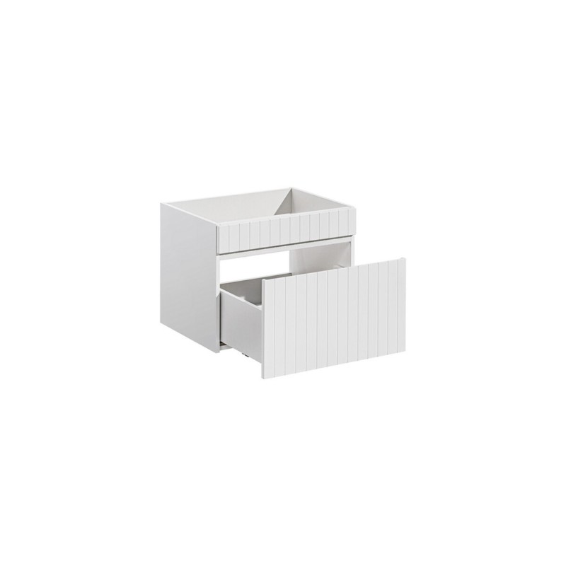 Dulap lavoar Iconic White, MDF, PAL melaminat, alb, 1 sertar, L.60 cm, ICONIC WHITE 82-60-D-1S