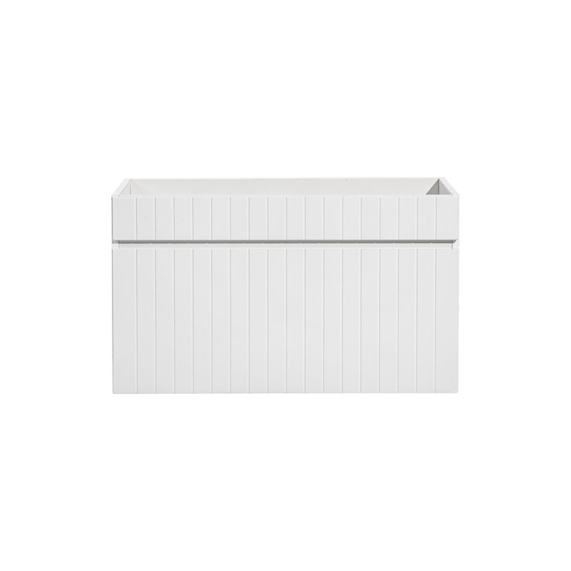 Dulap lavoar Iconic White, MDF, PAL melaminat, alb, 1 sertar, L.80 cm, ICONIC WHITE 82-80-D-1S