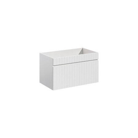 Dulap lavoar Iconic White, MDF, PAL melaminat, alb, 1 sertar, L.80 cm, ICONIC WHITE 82-80-D-1S