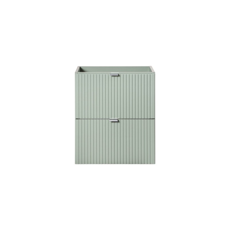 Dulap lavoar Line Reed Green, MDF, PAL melaminat, verde, 2 sertare, L.50 cm, LINE REED GREEN D 82-50-2S