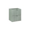 Dulap lavoar Line Reed Green, MDF, PAL melaminat, verde, 2 sertare, L.50 cm, LINE REED GREEN D 82-50-2S