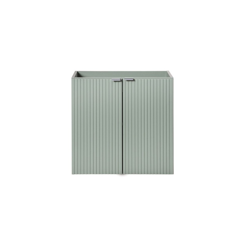 Dulap lavoar Line Reed Green, MDF, PAL melaminat, verde, 2 usi, L.60 cm, LINE REED GREEN D 82-60-2D