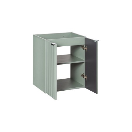 Dulap lavoar Line Reed Green, MDF, PAL melaminat, verde, 2 usi, L.60 cm, LINE REED GREEN D 82-60-2D