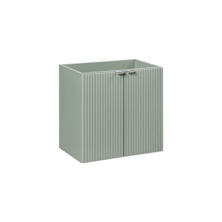 Dulap lavoar Line Reed Green, MDF, PAL melaminat, verde, 2 usi, L.60 cm, LINE REED GREEN D 82-60-2D