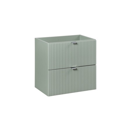 Dulap lavoar Line Reed Green, MDF, PAL melaminat, verde, 2 sertare, L.60 cm, LINE REED GREEN D 82-60-2S