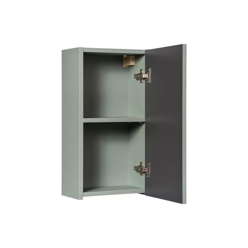 Dulap suspendat Line Reed Green, MDF, PAL melaminat, verde, 1 usa, L.30 cm, LINE REED GREEN D 83-30-1D