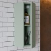 Dulap suspendat Line Reed Green, MDF, PAL melaminat, verde, 1 usa, L.30 cm, LINE REED GREEN D 83-30-1D