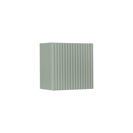 Dulap suspendat Line Reed Green Qubik, MDF, PAL melaminat, verde, 1 usa, 30X30 cm, LINE REED GREEN D 83-30-1DQ