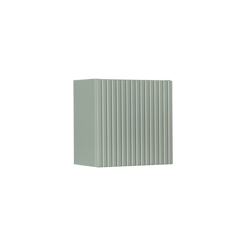 Dulap suspendat Line Reed Green Qubik, MDF, PAL melaminat, verde, 1 usa, 30X30 cm, LINE REED GREEN D 83-30-1DQ