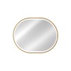 Oglinda de baie Comad Lustro Apollo, metal, sticla, aurie, LED, 30W, alb cald 3000K, IP44, LUSTRO APOLLO 2 900X700