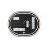 Oglinda de baie Comad Lustro Apollo, metal, sticla, aurie, LED, 30W, alb cald 3000K, IP44, LUSTRO APOLLO 2 900X700