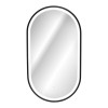Oglinda de baie Comad Lustro Czarne, metal, oglinda, negru, LED, 8,6W, 594 lumeni, alb cald 3000K, H.90 cm, IP44, LUSTRO LED CZARNE APOLLO 2 900X500