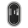 Oglinda de baie Comad Lustro Czarne, metal, oglinda, negru, LED, 8,6W, 594 lumeni, alb cald 3000K, H.90 cm, IP44, LUSTRO LED CZARNE APOLLO 2 900X500