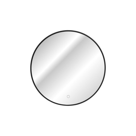 Oglinda baie Comad Luna, metal, neagra, LED, 7.1W, 459 lumeni, alb neutru 4000K, D.60 cm, IP44, LUSTRO LUNA 60