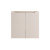 Dulap lavoar Luxor Beige, MDF, PAL melaminat, stejar uleiat/bej, 2 usi, L.60 cm, LUXOR BEIGE 82-60-2D