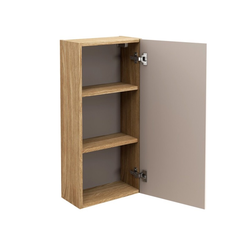 Dulap suspendat Luxor Beige, MDF, PAL melaminat, stejar uleiat/bej, 1 usa, L.35 cm, LUXOR BEIGE 83-35-1D