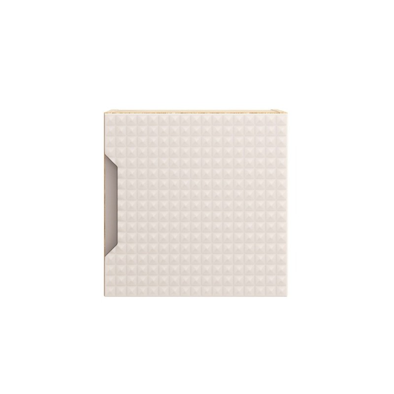 Dulap suspendat Luxor Beige Qubik, MDF, PAL melaminat, stejar uleiat/bej, 1 usa, 35X35 cm, LUXOR BEIGE 83-35-1DQ