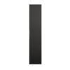 Dulap inalt Luxor Black, MDF, PAL melaminat, stejar uleiat/negru mat, 1 usa, H.170 cm, LUXOR BLACK 80-01-1D