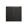Dulap lavoar Luxor Black, MDF, PAL melaminat, stejar uleiat/negru mat, 2 usi, L.60 cm, LUXOR BLACK 82-60-2D