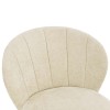 Scaun dining Cadiz, metal, poliester, bej, H.78 cm, MIFU000231-BG