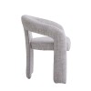 Scaun dining Namur, metal, material textil, spuma, bej, H.77 cm, MIFU000252-BG