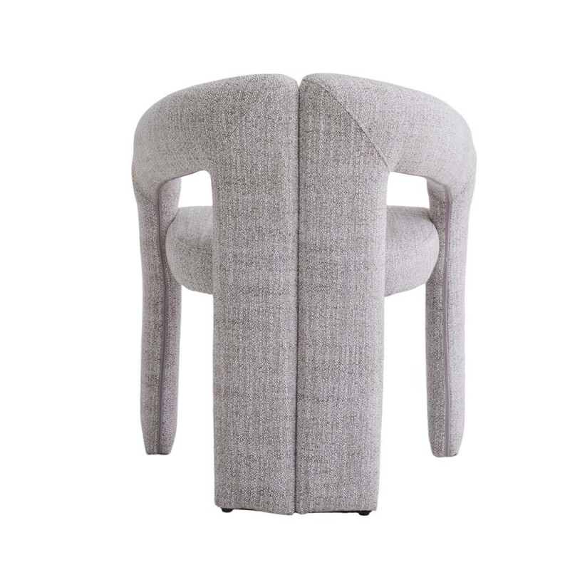 Scaun dining Namur, metal, material textil, spuma, bej, H.77 cm, MIFU000252-BG