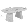 Masuta de cafea Furnas, MDF, aspect nuc, L.120 cm,  MIFU000280-WALN