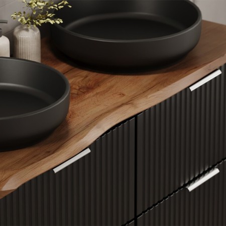 Blat de baie Comad, MDF, stejar wotan, L.120 cm, NATURE WOTAN 89-120-46 M