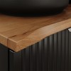 Blat de baie Comad, MDF, stejar wotan, L.120 cm, NATURE WOTAN 89-120-46 M