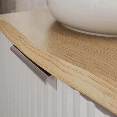 Blat de baie Comad Cremona, MDF, stejar cremona, L.80 cm, NATURE CREMONA 89-80-46 M