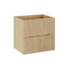 Dulap lavoar Nordic Cremona, MDF, PAL melaminat, stejar cremona, 2 sertare, L.60 cm, NORDIC CREMONA 82-60-46-2S