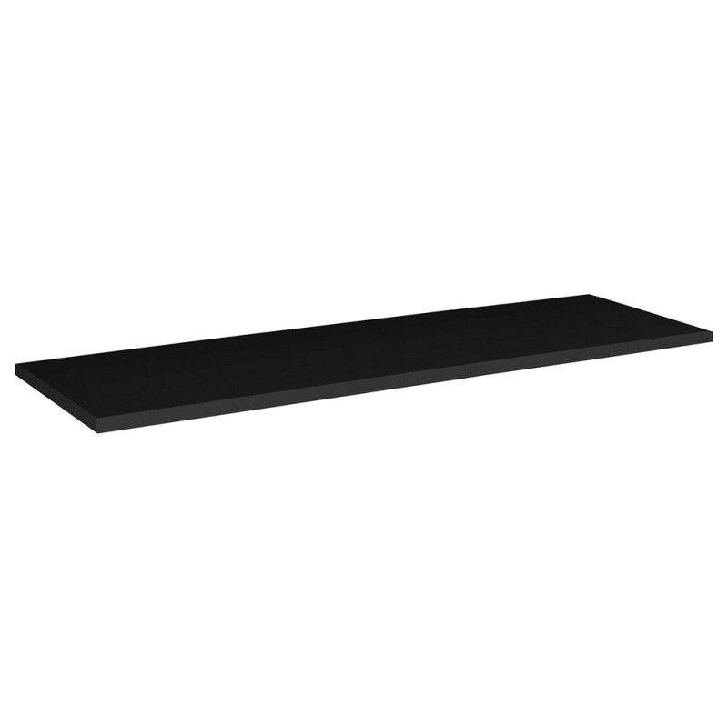 Blat Nova Black, MDF, folie PVC, negru mat, L.120 cm, NOVA BLACK B 89-120
