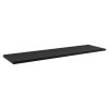 Blat Nova Black, MDF, folie PVC, negru mat, L.140 cm, NOVA BLACK B 89-140