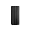 Dulap suspendat Nova Black, MDF, PAL melaminat, negru mat, 1 usa, L.20 cm, NOVA BLACK D 83-20-1D(W83-01D)