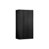 Dulap suspendat Nova Black, MDF, PAL melaminat, negru mat, 1 usa, L.30 cm, NOVA BLACK D 83-30-1D(W83-01D)