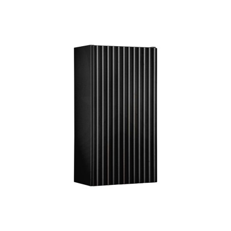 Dulap suspendat Nova Black, MDF, PAL melaminat, negru mat, 1 usa, L.30 cm, NOVA BLACK D 83-30-1D(W83-01D)